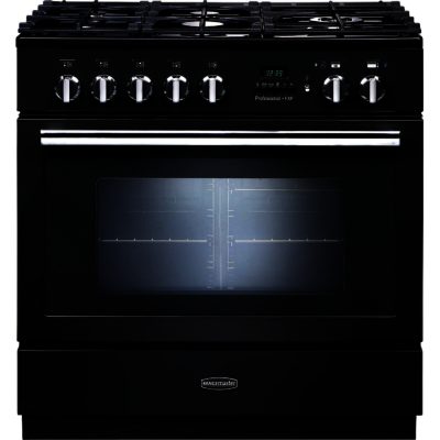 Rangemaster Professional+ FXP 90cm 92730 Dual Fuel Range Cooker in Black with FSD Hob Rangemaster Professional+ FXP 90cm 92730 Dual Fuel Range Cooker in Black with FSD Hob
